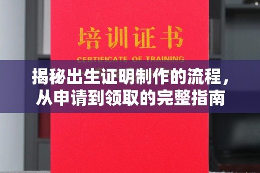 常平揭秘出生证明制作的流程，从申请到领取的完整指南