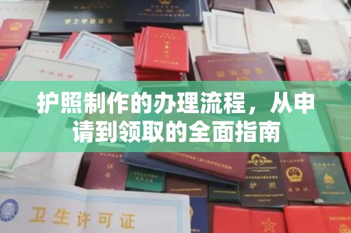 常平护照制作的办理流程，从申请到领取的全面指南