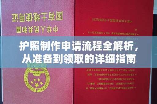 常平护照制作申请流程全解析，从准备到领取的详细指南