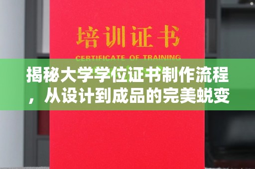 常平揭秘大学学位证书制作流程，从设计到成品的完美蜕变