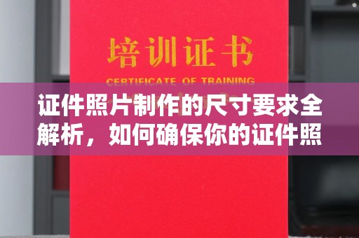 常平证件照片制作的尺寸要求全解析，如何确保你的证件照符合标准